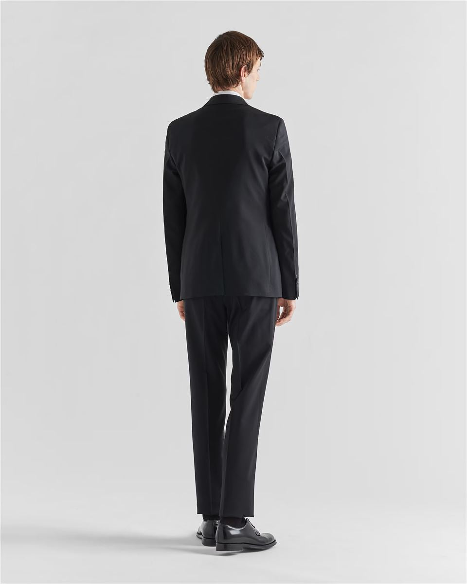 Single breasted wool and mohair suit-PRADA-Verso
