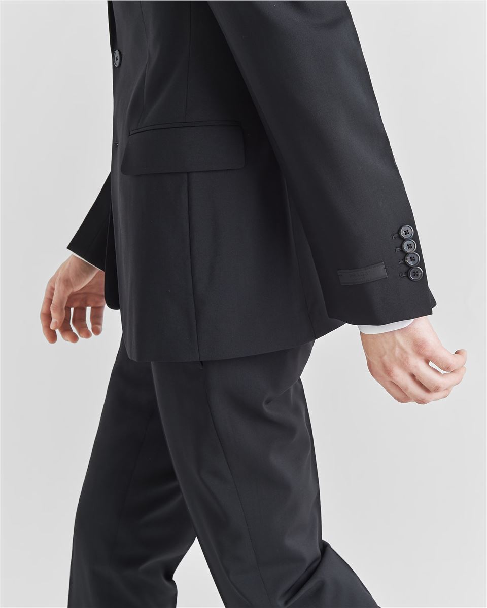 Single breasted wool and mohair suit-PRADA-Verso