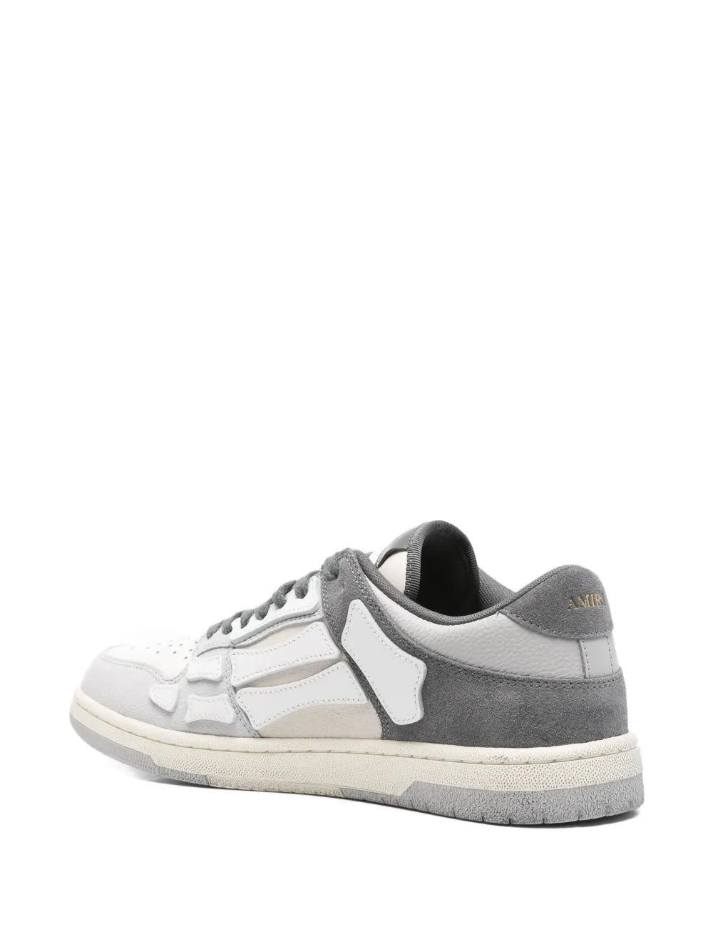 Skel-top bone-panelled low-top sneakers