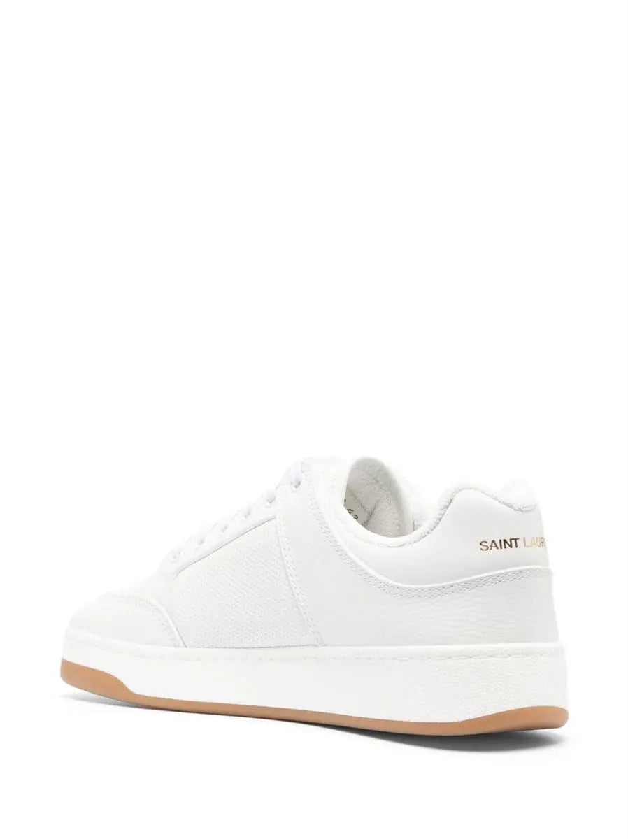 SL/61 LEATHER PERFORATED SNEAKERS SAINT LAURENT