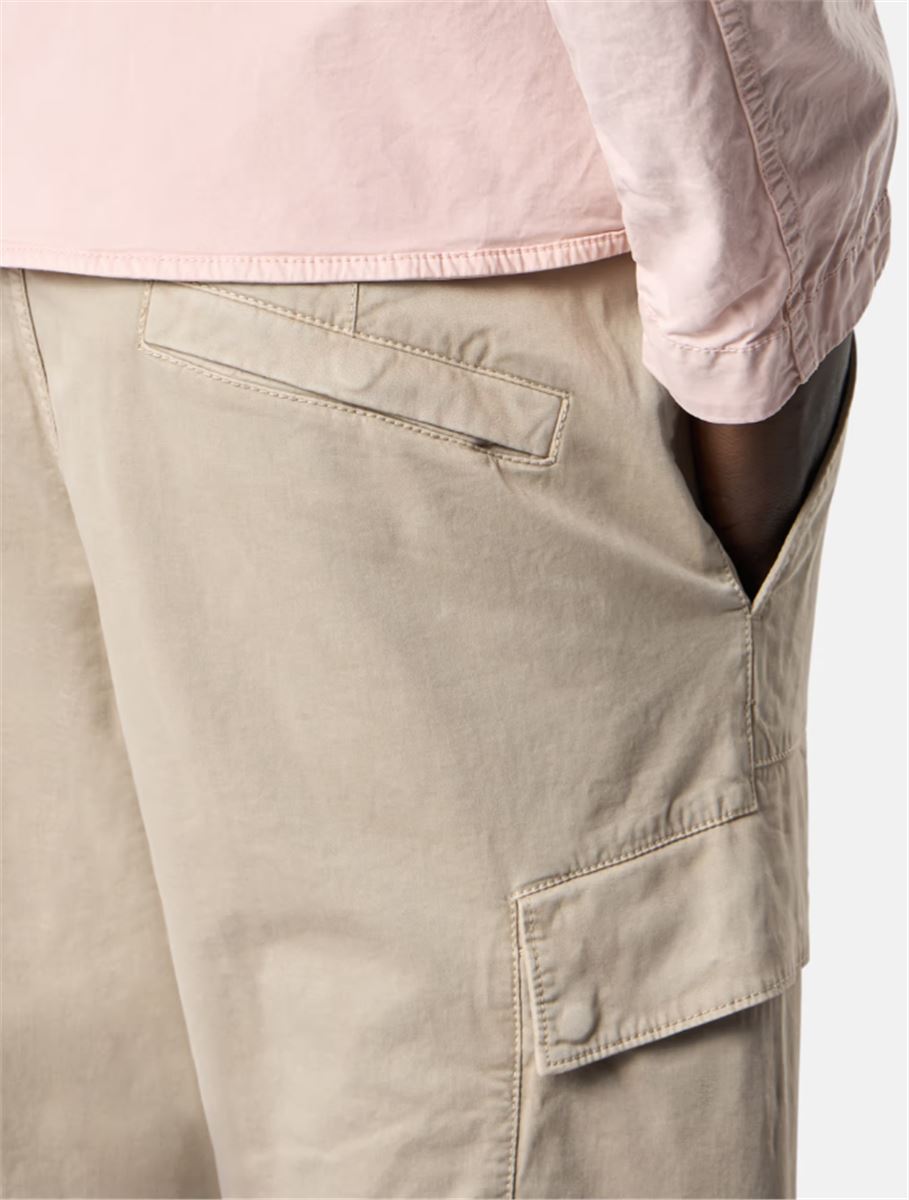SLIM FIT CARGO BERMUDA SHORTS WITH ZIP POCKETS-STONE ISLAND-Verso