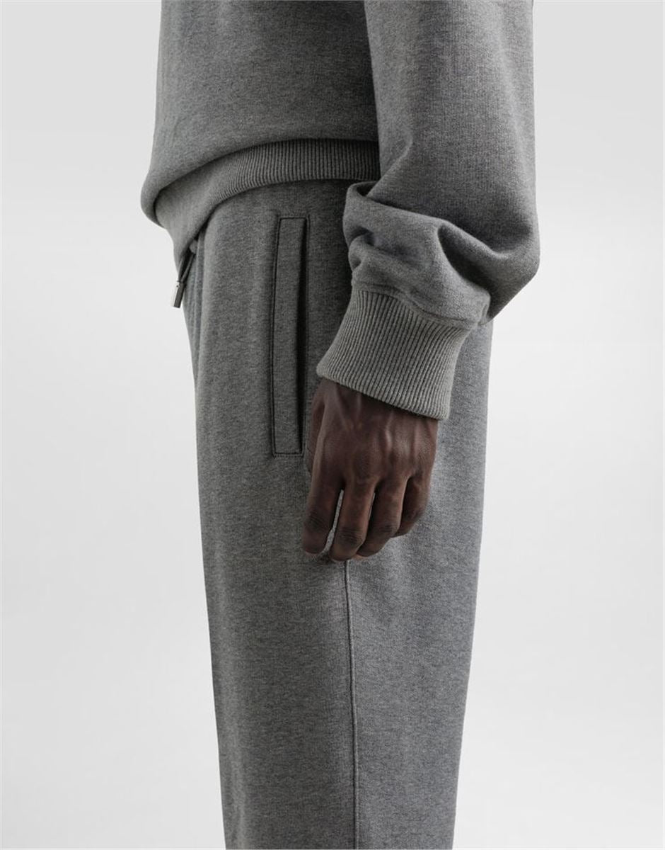 STRETCH JERSEY JOGGING PANTS WITH TAG - DOLCE & GABBANA - Verso