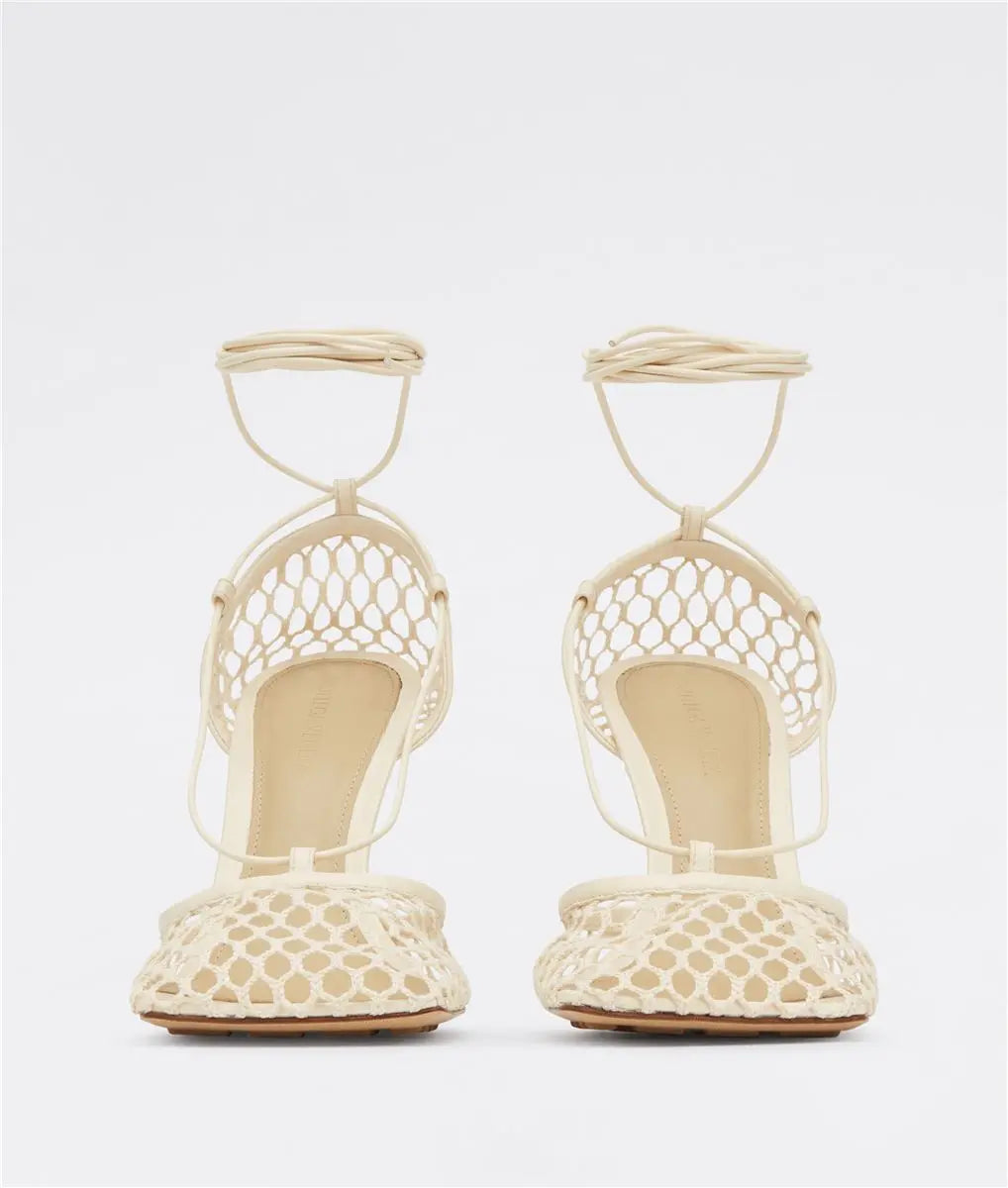 STRETCH LACE-UP SANDAL BOTTEGA VENETA