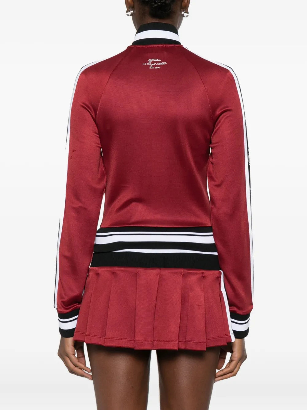 Stripe-trim track jacket-OFF-WHITE-Verso