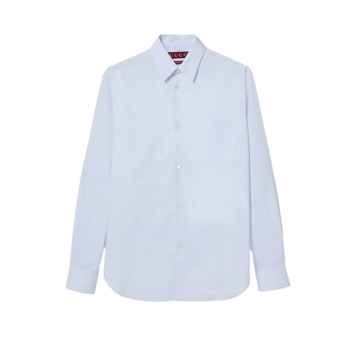 STRIPED COTTON POPLIN SHIRT-GUCCI-Verso