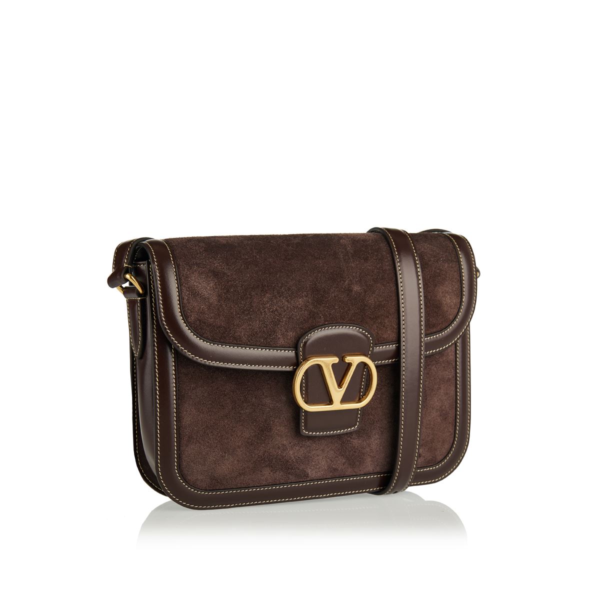 SUEDE SHOULDER BAG - VALENTINO - Verso