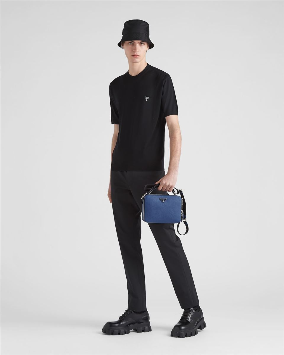 SUPERFINE WOOL CREW-NECK SWEATER-PRADA-Verso