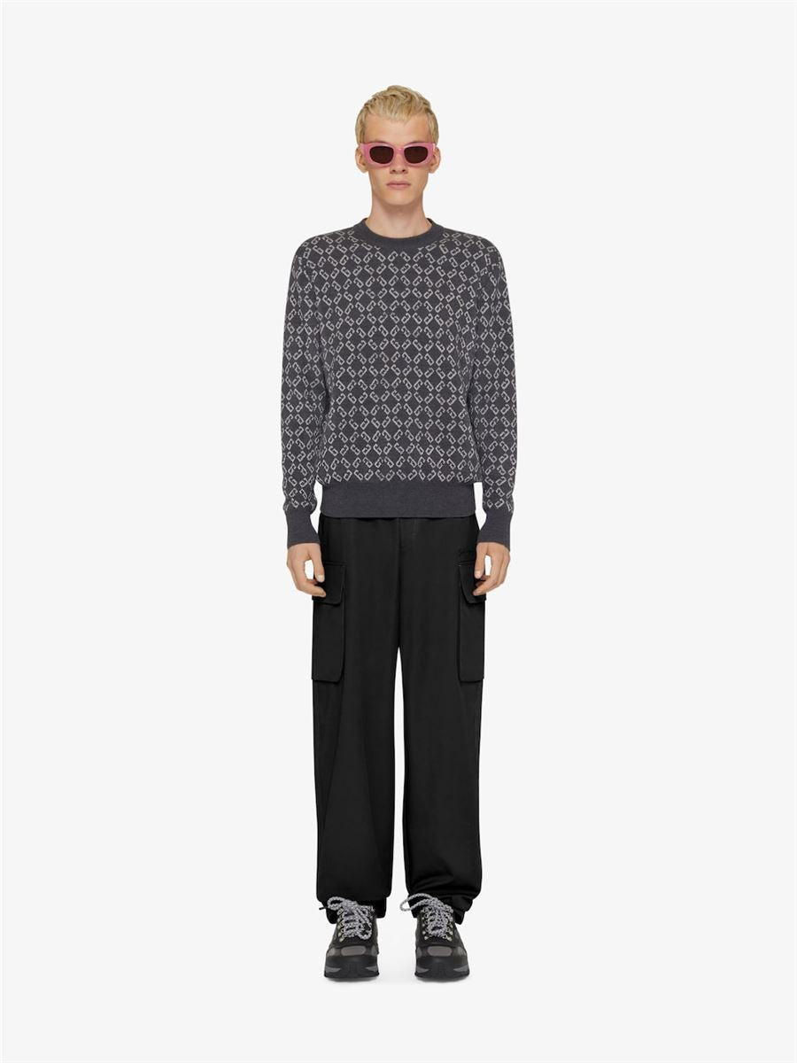 SWEATER IN MONOGRAM 72 JACQUARD - GIVENCHY - Verso