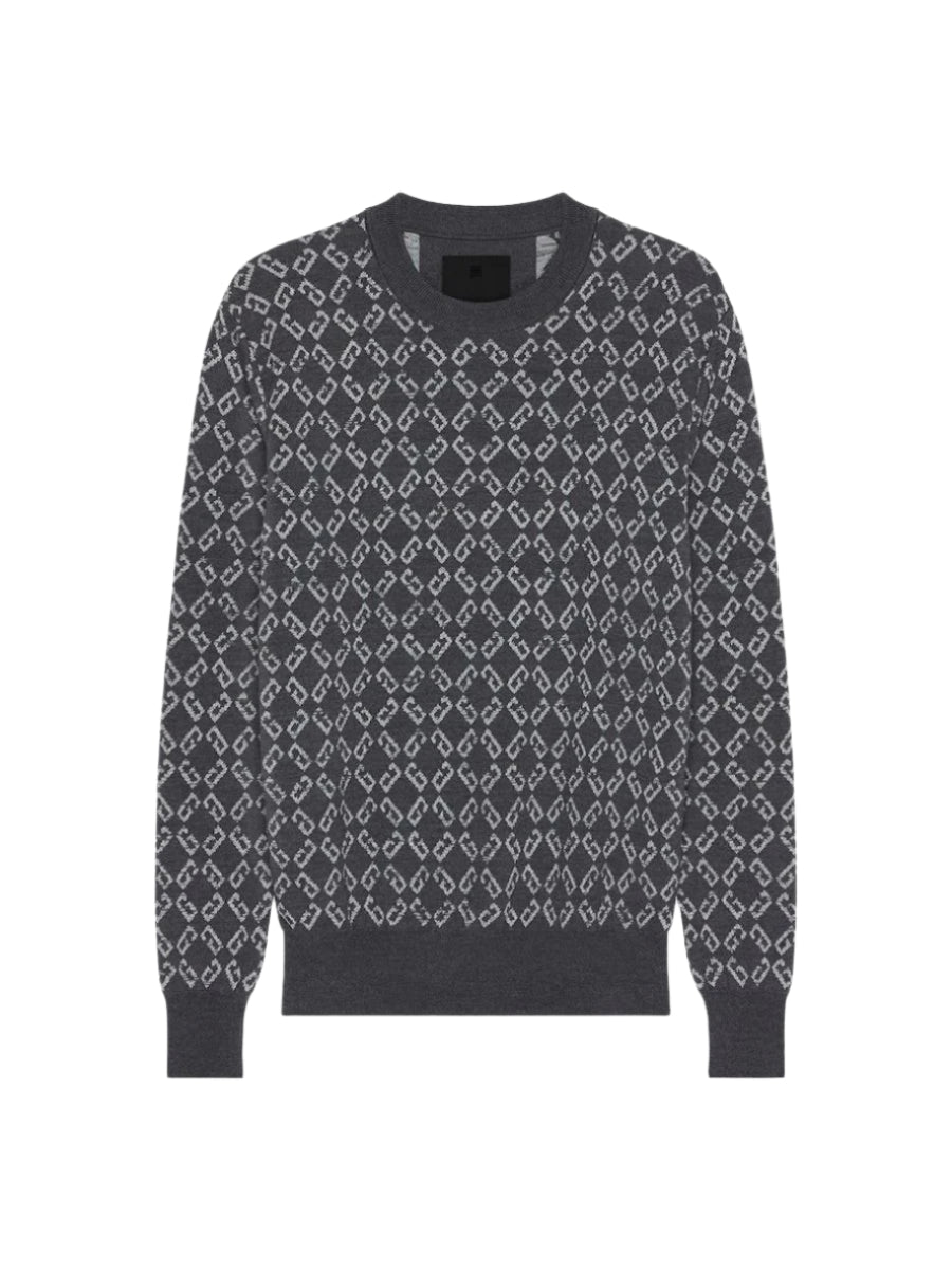 SWEATER IN MONOGRAM 72 JACQUARD - GIVENCHY - Verso