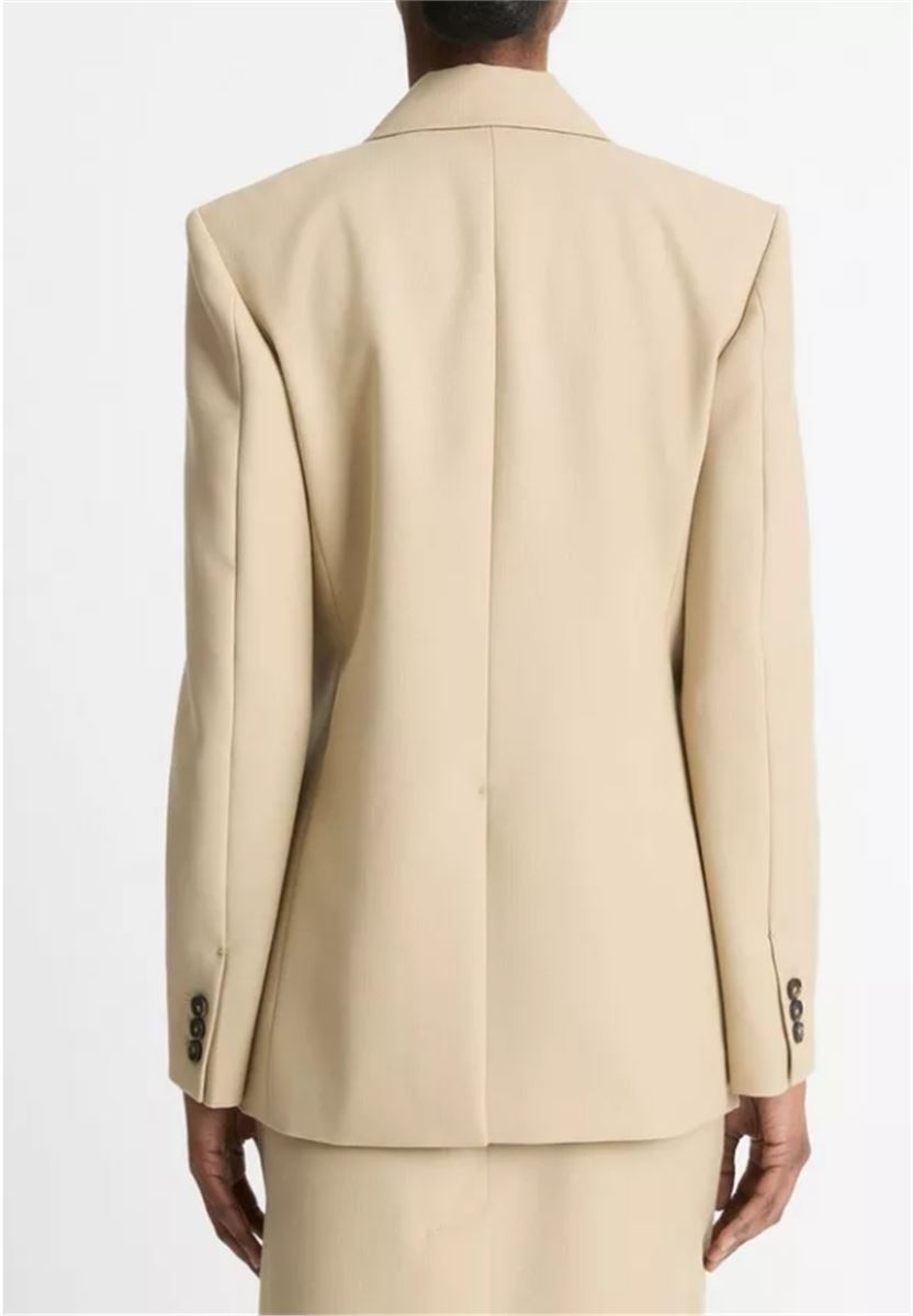 TAILORED ITALIAN CANVAS BLAZER-VINCE-Verso
