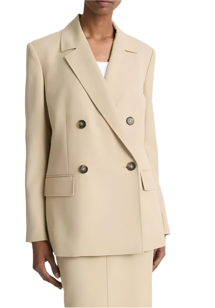 TAILORED ITALIAN CANVAS BLAZER-VINCE-Verso