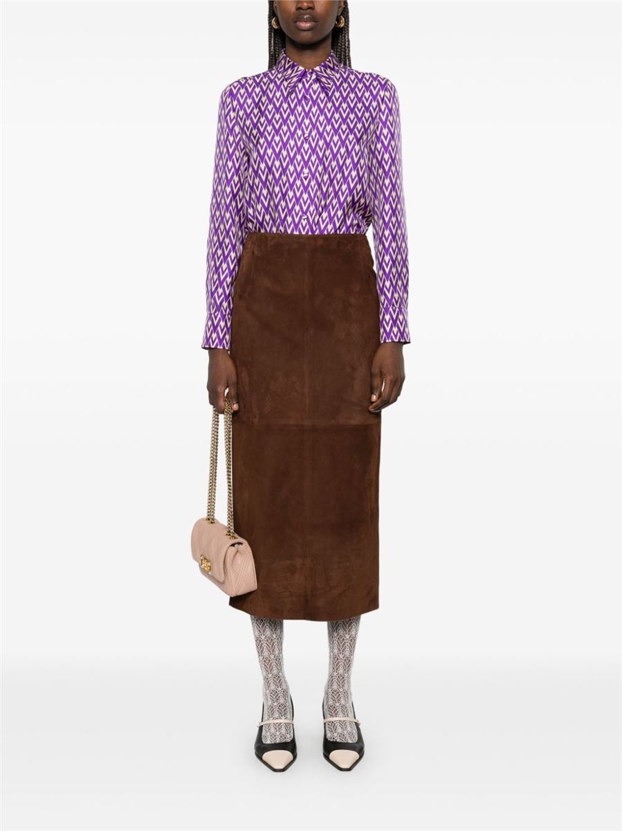 TOUTE LA V TWILL SHIRT - VALENTINO - Verso