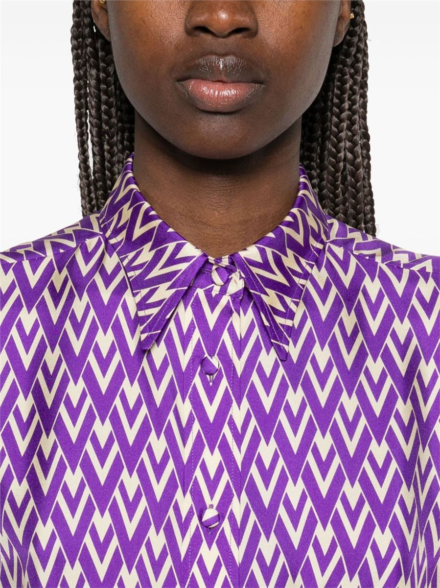 TOUTE LA V TWILL SHIRT - VALENTINO - Verso