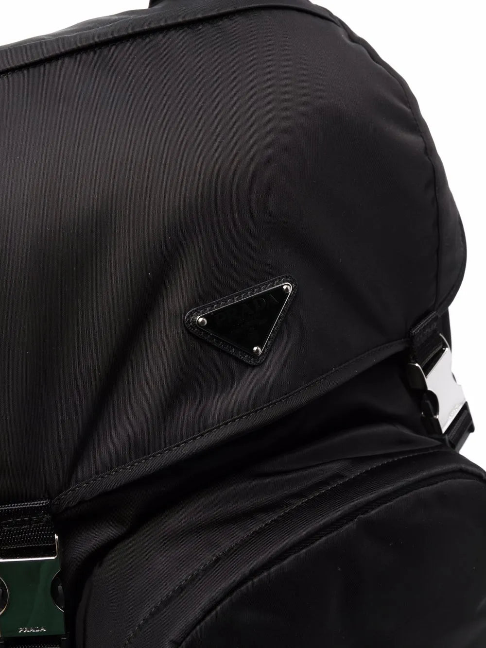 Triangle plaque backpack-PRADA-Verso