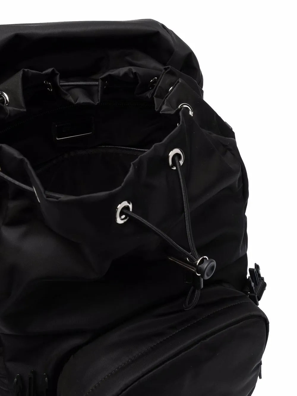 Triangle plaque backpack-PRADA-Verso
