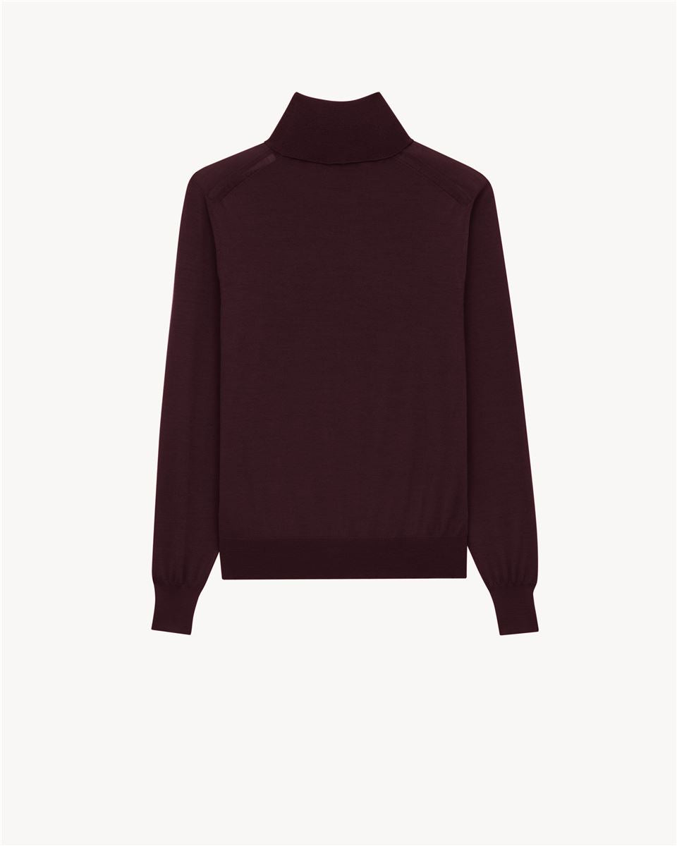 TURTLENECK IN WOOL-SAINT LAURENT-Verso