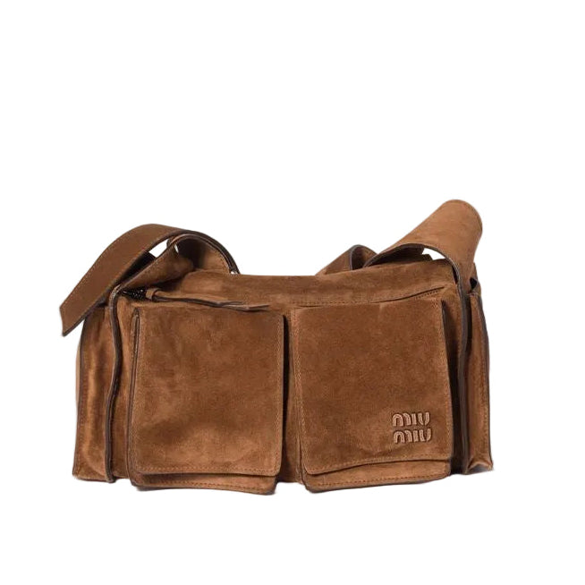 Utilitaire Suede Shoulder Bag