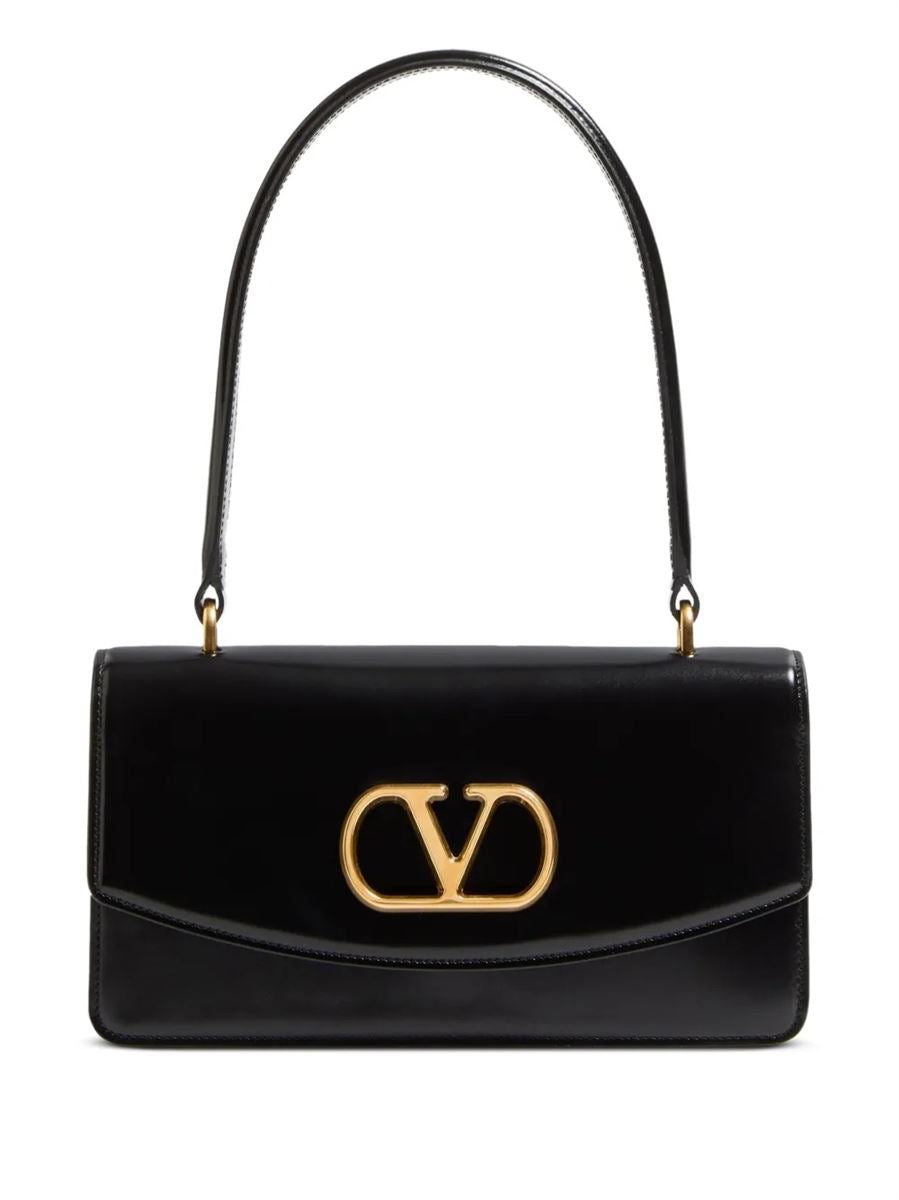 Valentino garavani vain bag with handle in shiny calfskin-VALENTINO-Verso