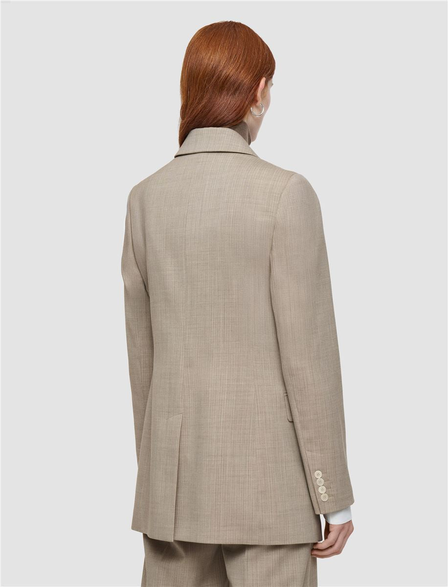 VALERY MELANGE WOOL JACKET-JOSEPH-Verso