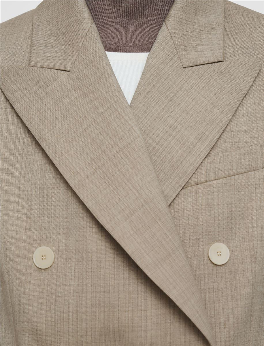 VALERY MELANGE WOOL JACKET-JOSEPH-Verso