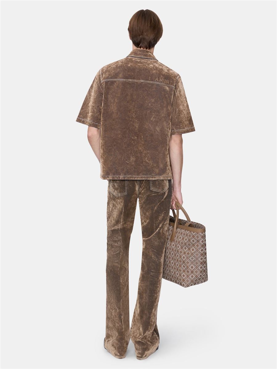 velvet camp shirt-AMIRI-Verso