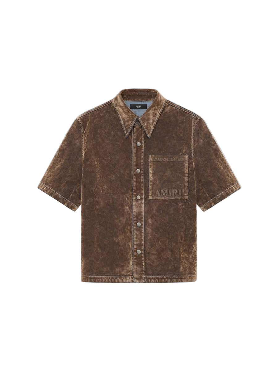 velvet camp shirt-AMIRI-Verso