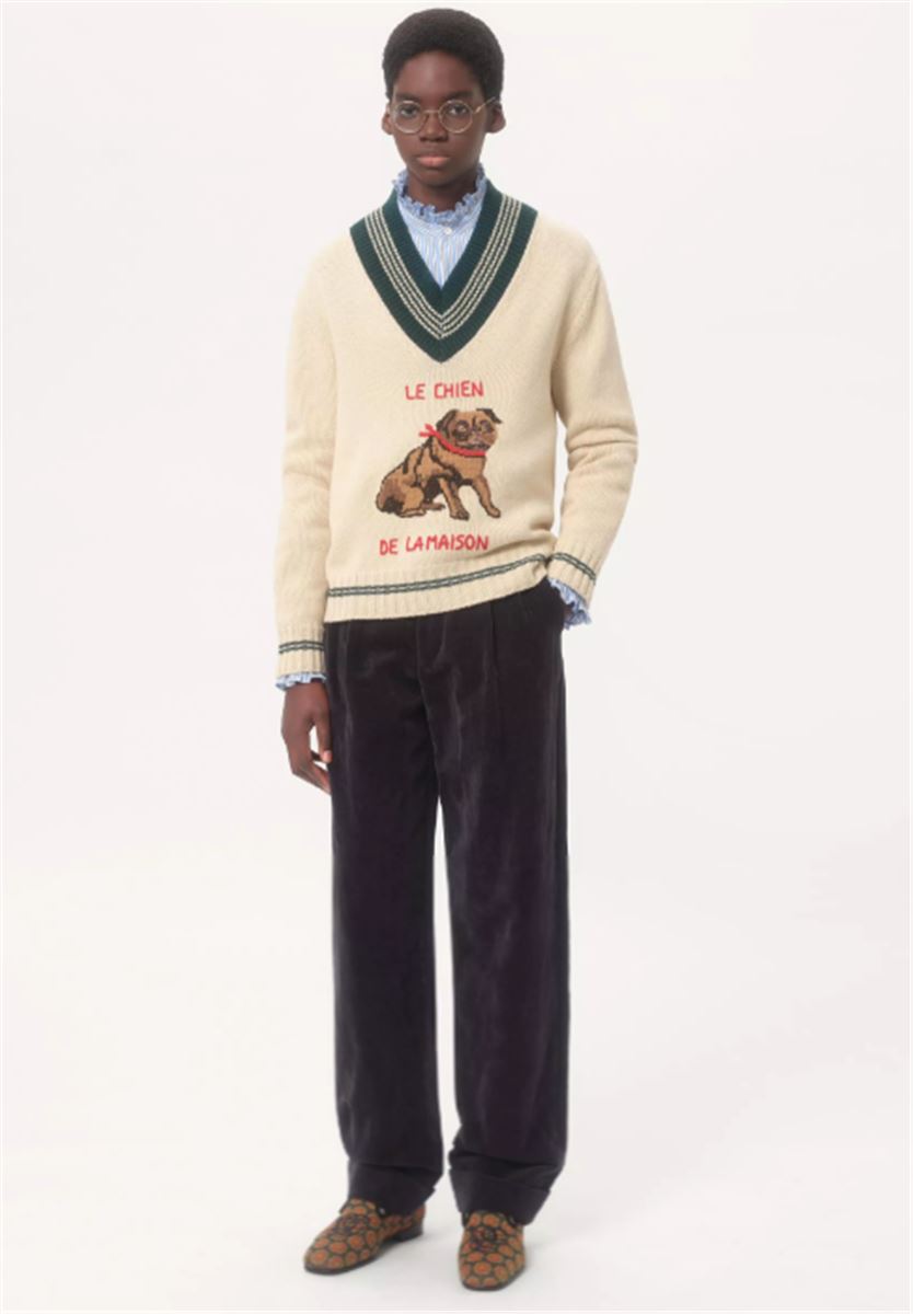velvet trousers-VALENTINO-Verso