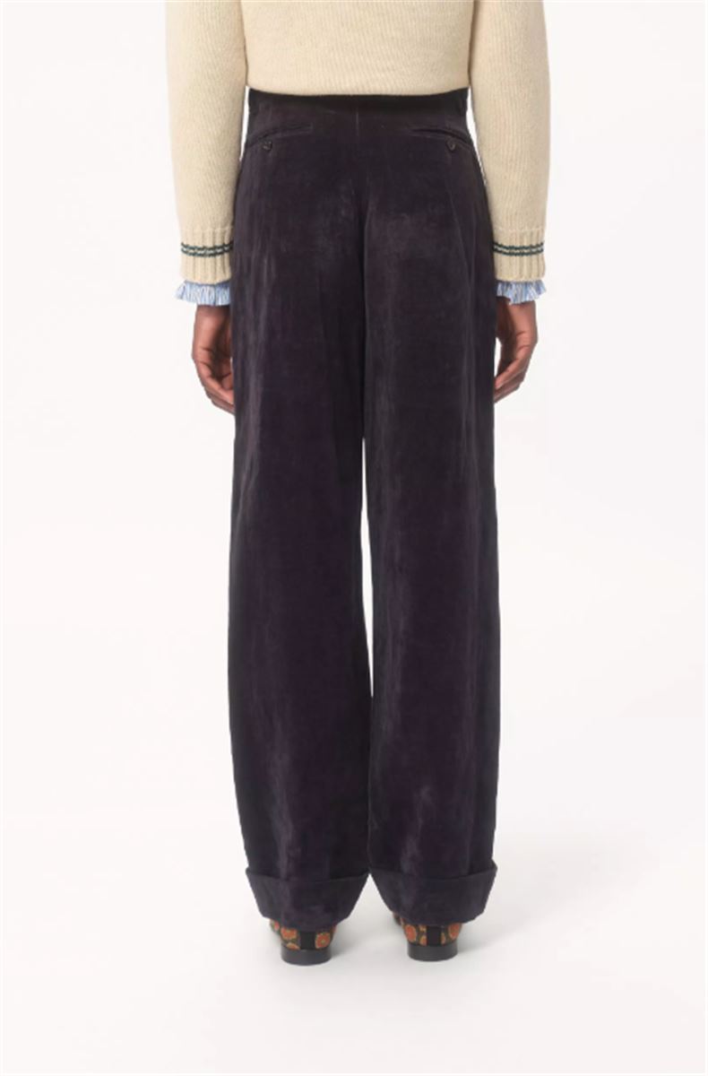 velvet trousers-VALENTINO-Verso