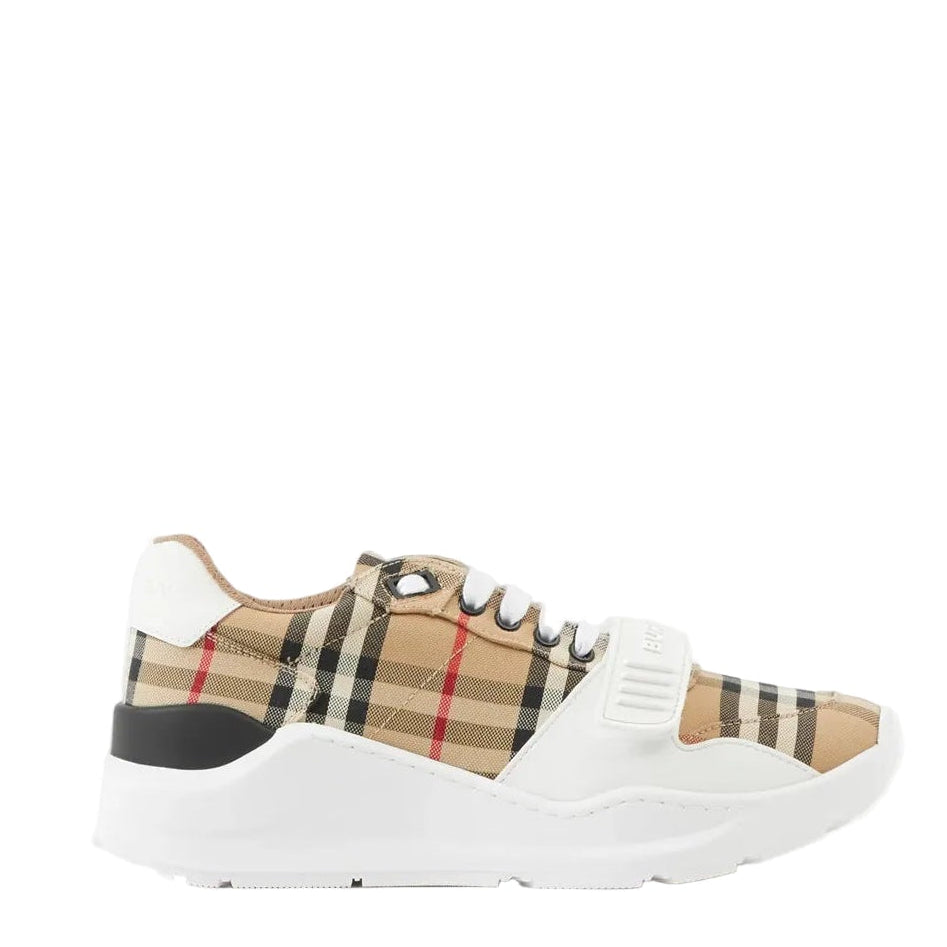 Vintage Check-pattern Touch-strap Sneakers-BURBERRY-Verso