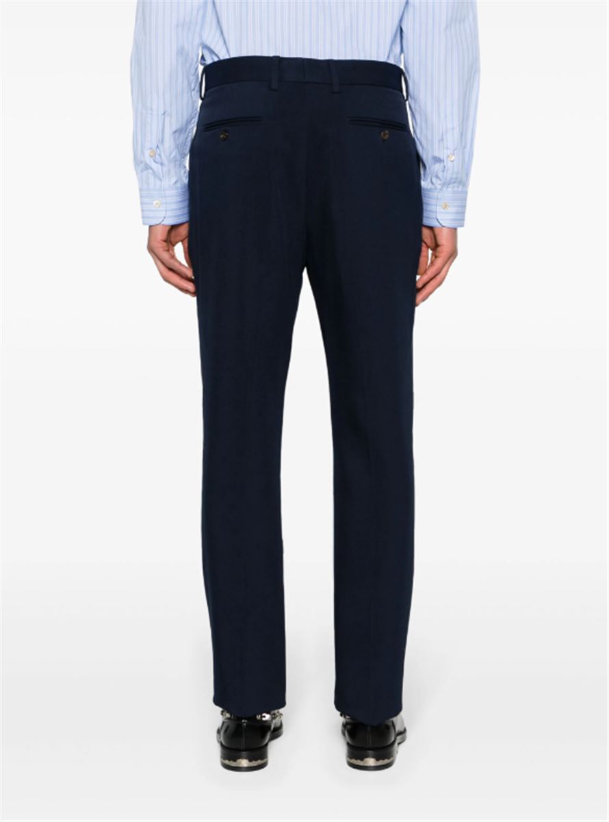WEB-DETAIL TAILORED TROUSERS GUCCI