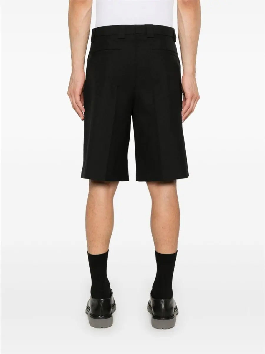 WEB-DETAILING BERMUDA SHORTS GUCCI