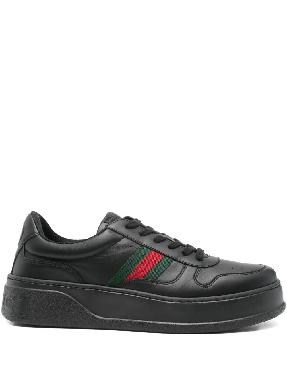 Web Stripe Chunky Sneakers-GUCCI-Verso