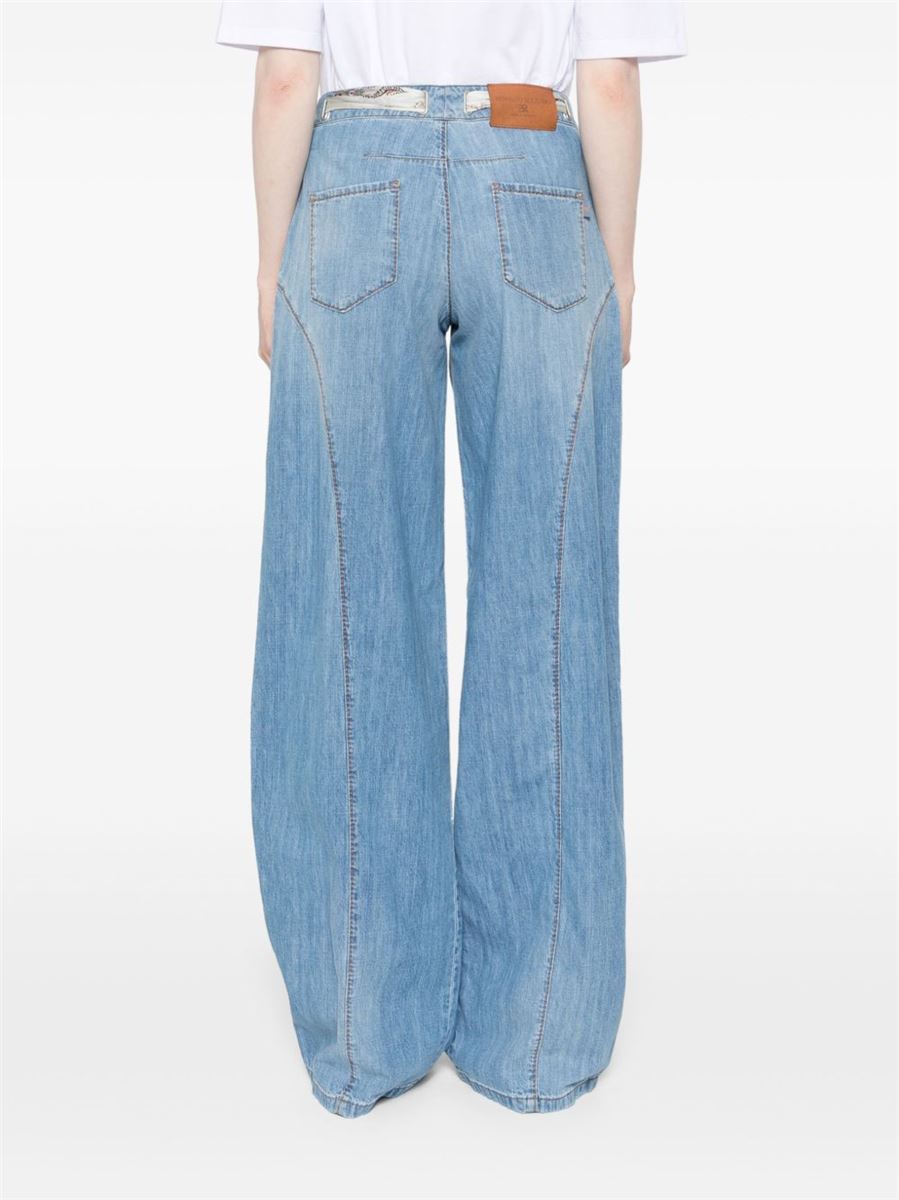 WIDE-LEG JEANS - ERMANNO SCERVINO - Verso