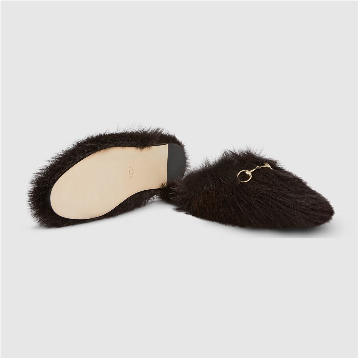 Women's mule with horsebit-GUCCI-Verso