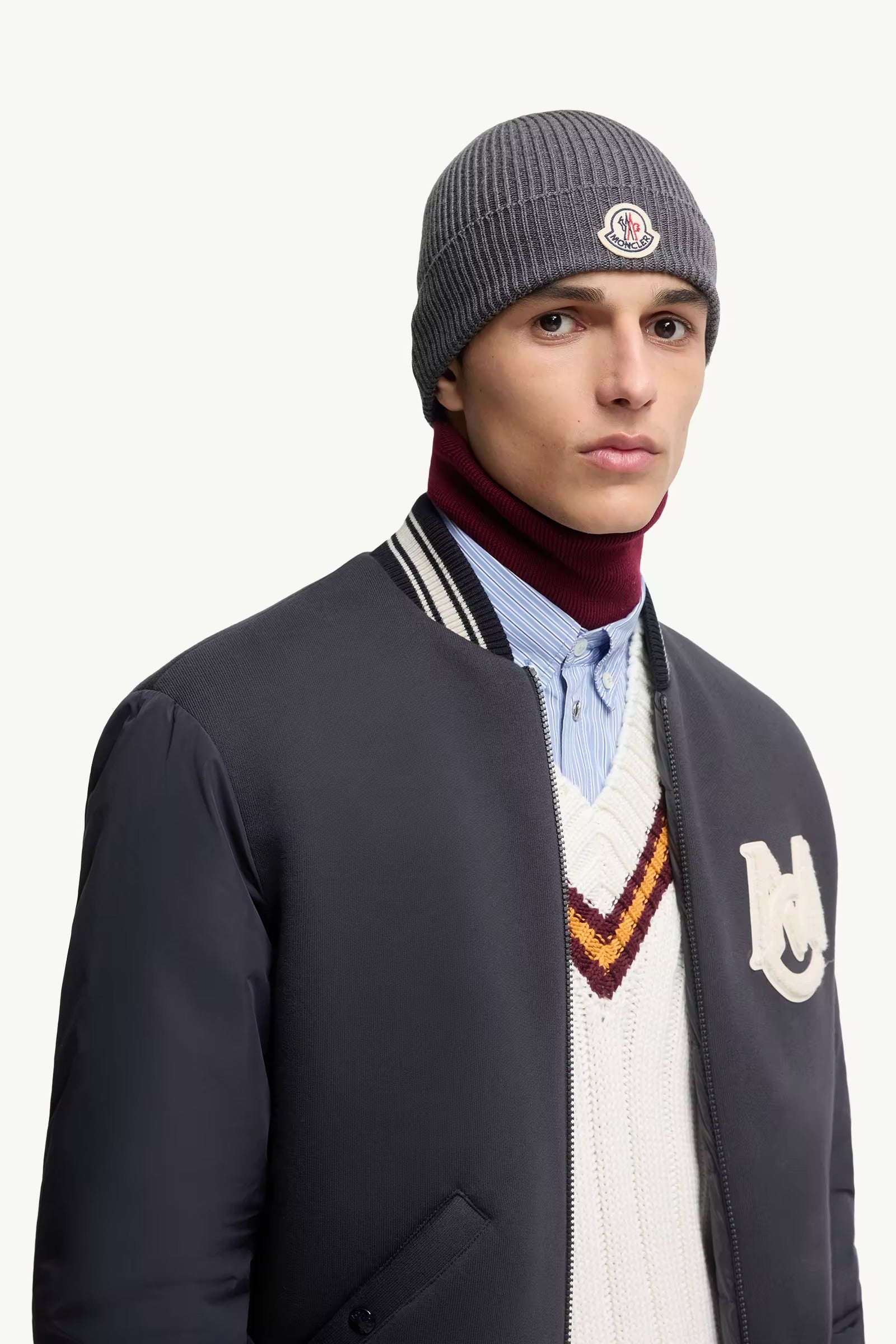 Wool Beanie-MONCLER-Verso