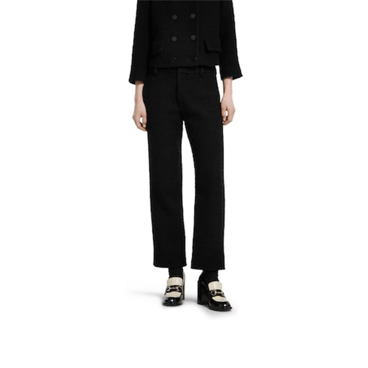 wool bouclé pants-GUCCI-Verso