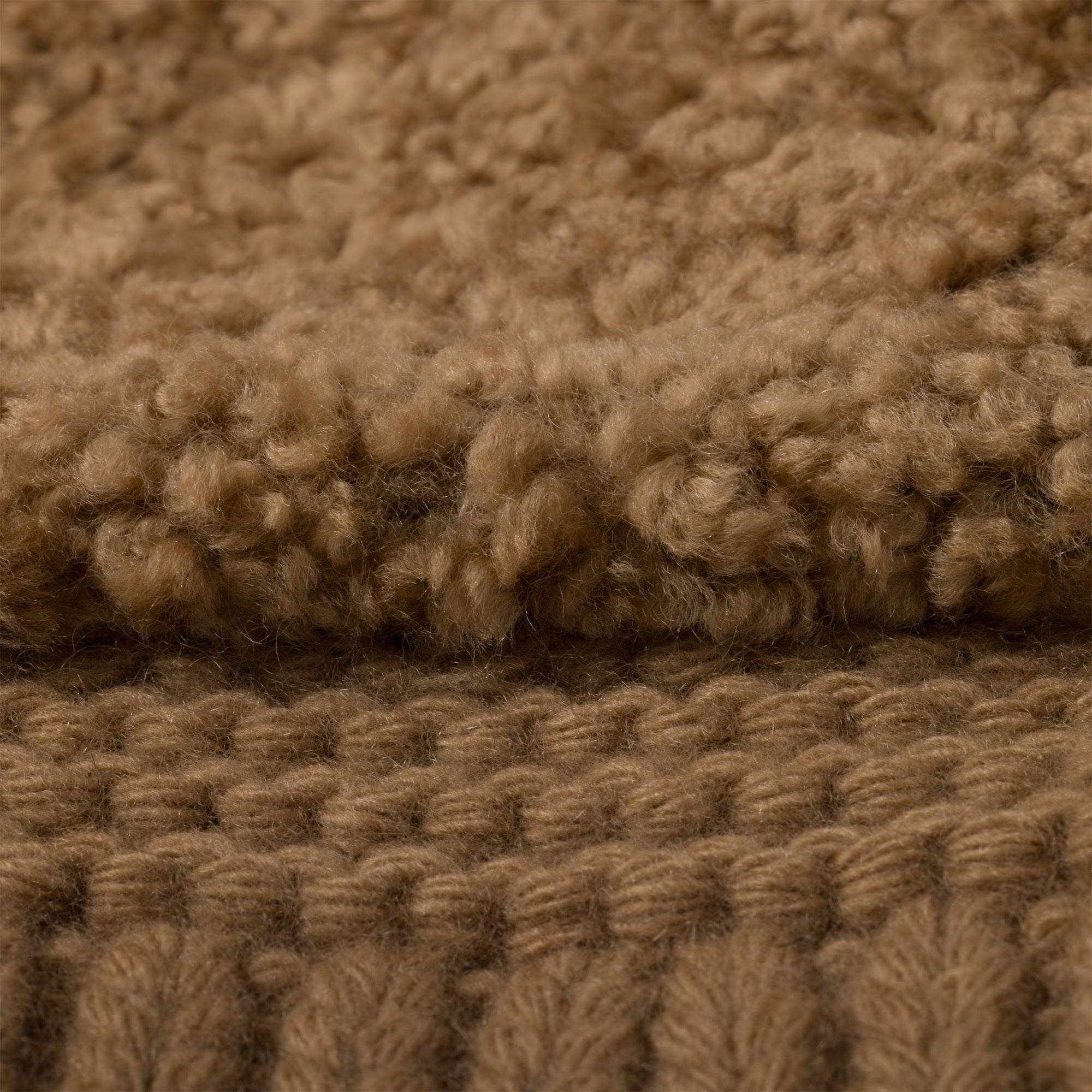 Wool, cashmere and shearling mittens-MIU MIU-Verso