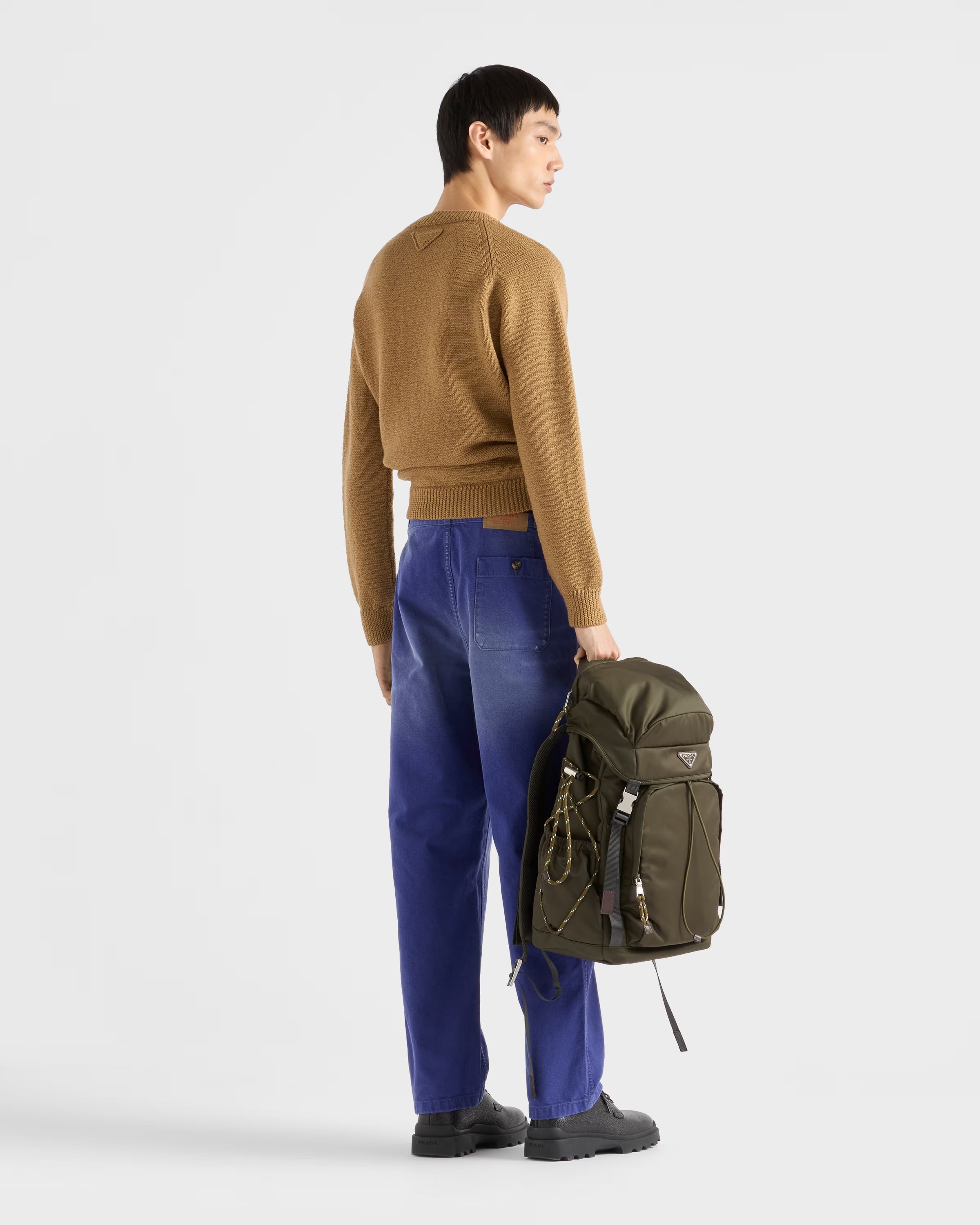 Wool Crew-neck Sweater-PRADA-Verso