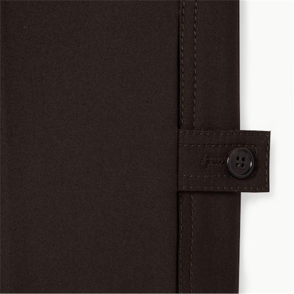 Wool gabardine pant with logo