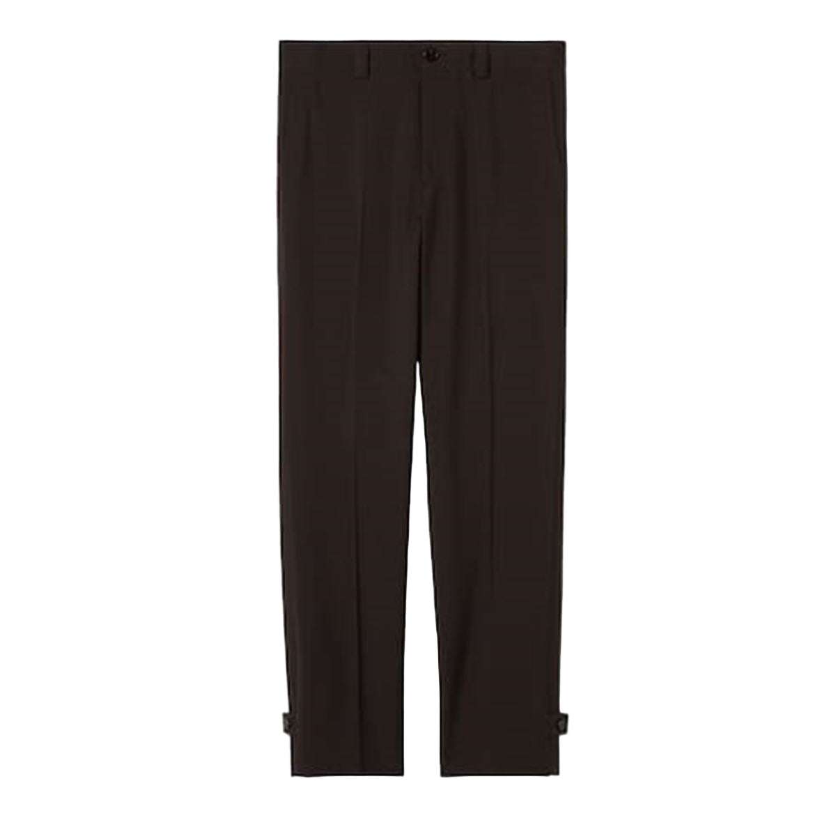 Wool gabardine pant with logo