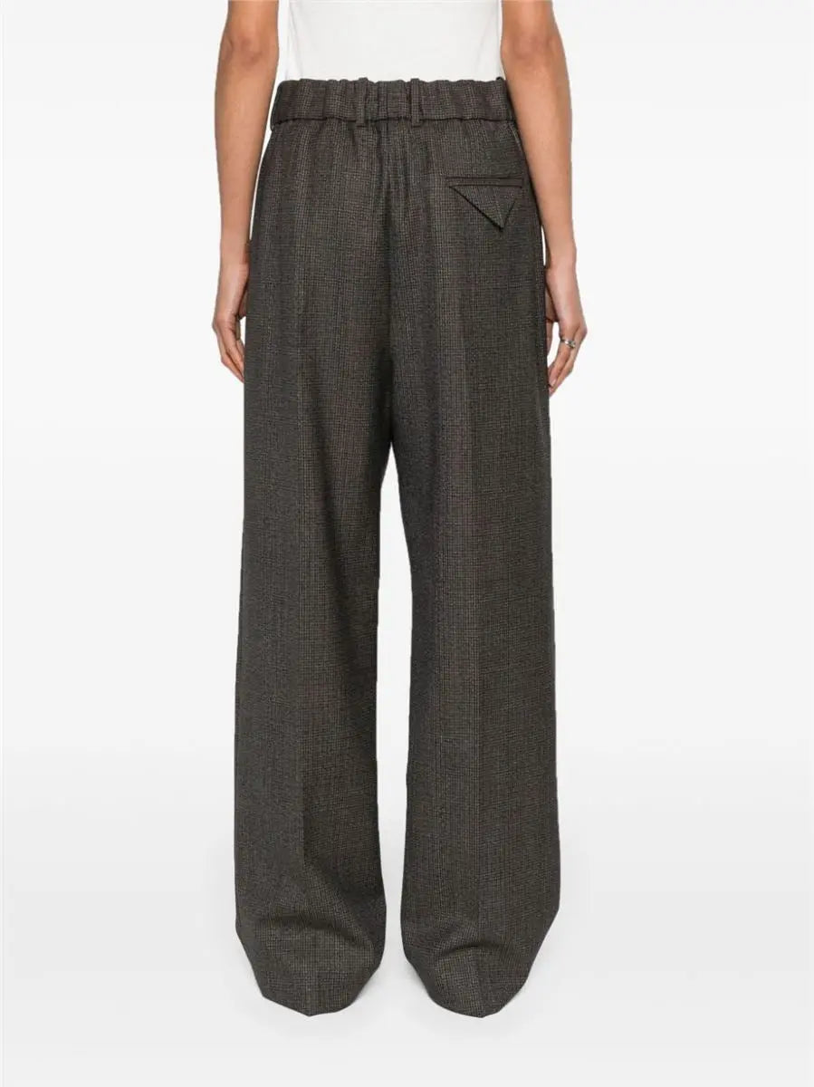 WOOL HOUNDSTOOTH TAILORED PANTS BOTTEGA VENETA