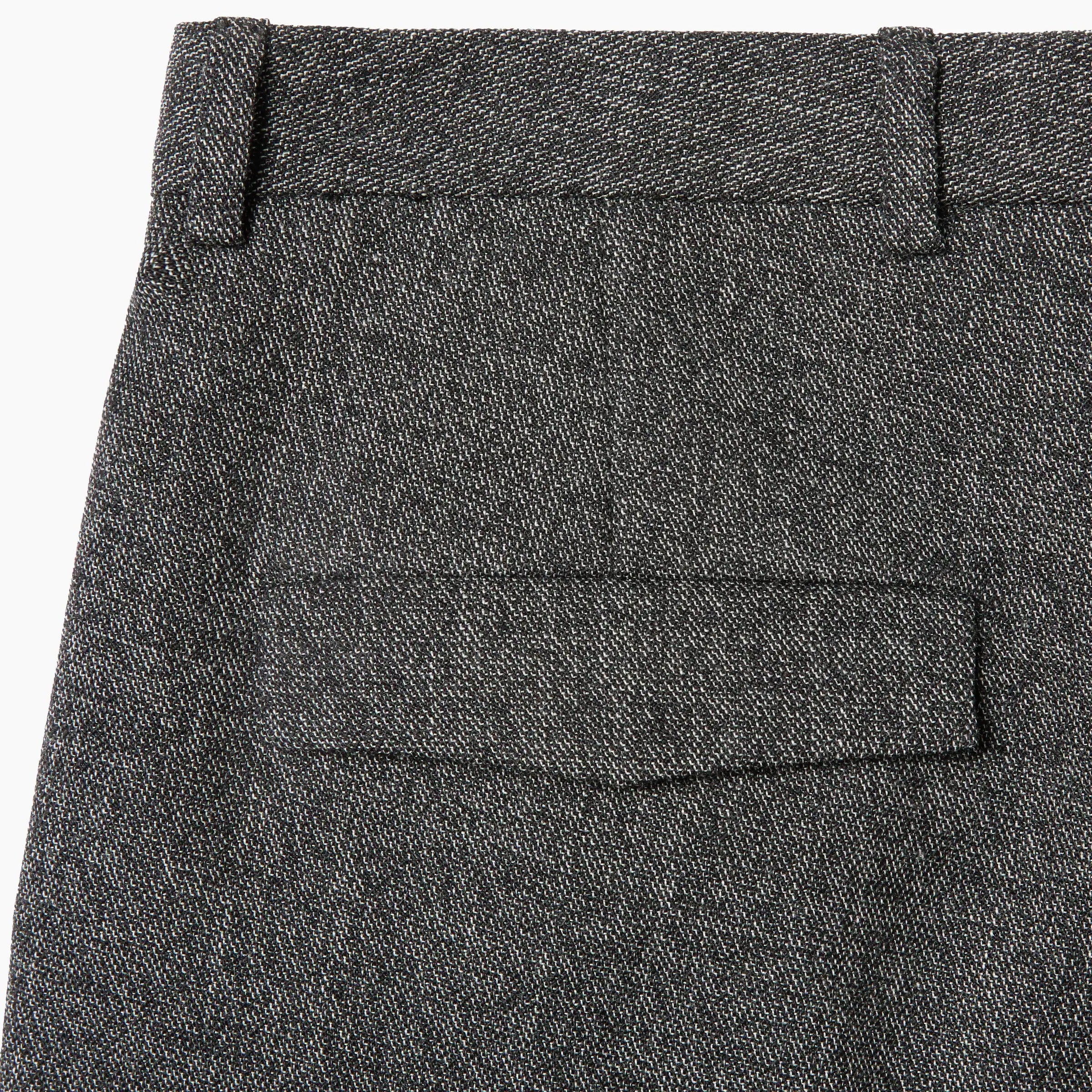 Wool mouliné pant