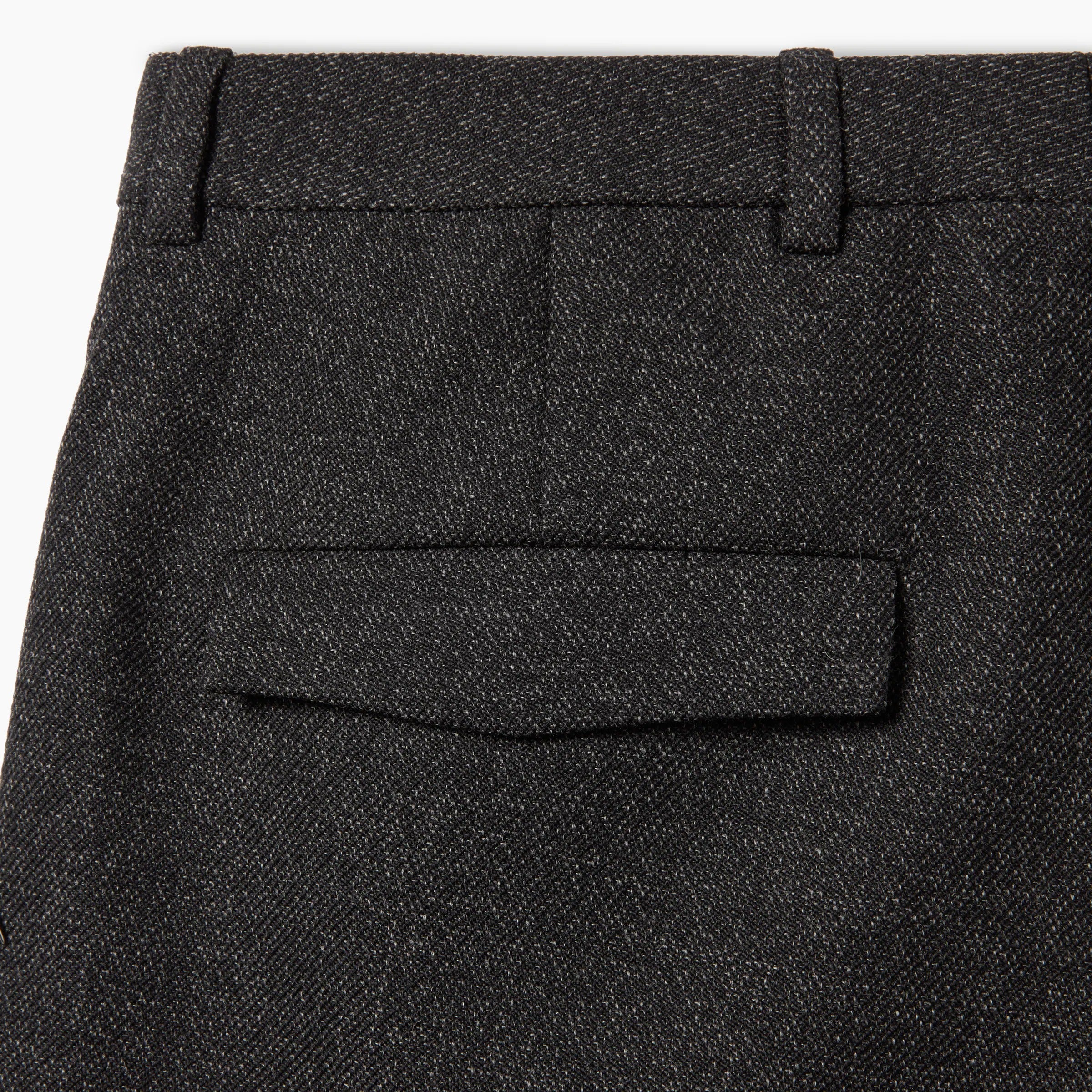 Wool mouliné pant