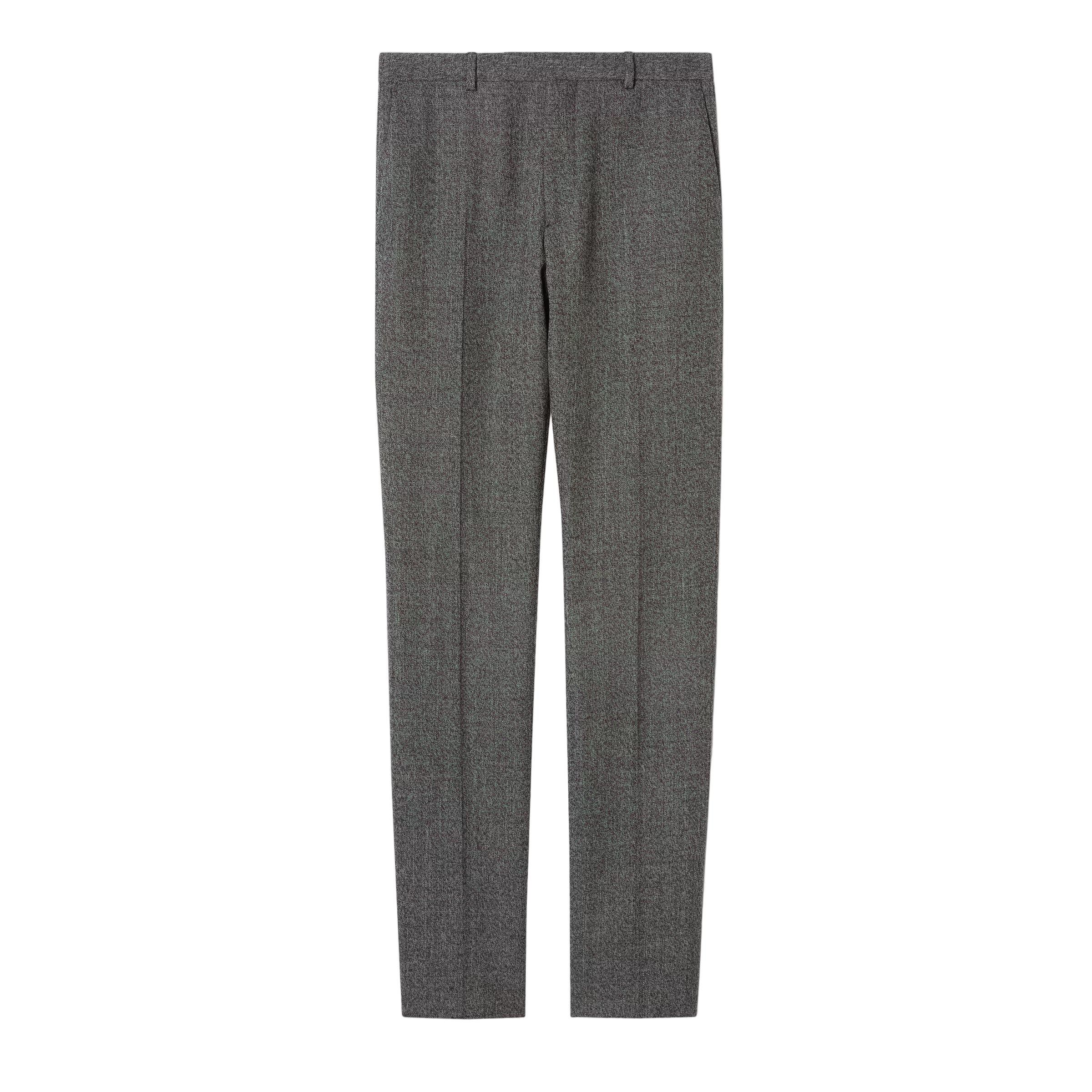 Wool mouliné pant