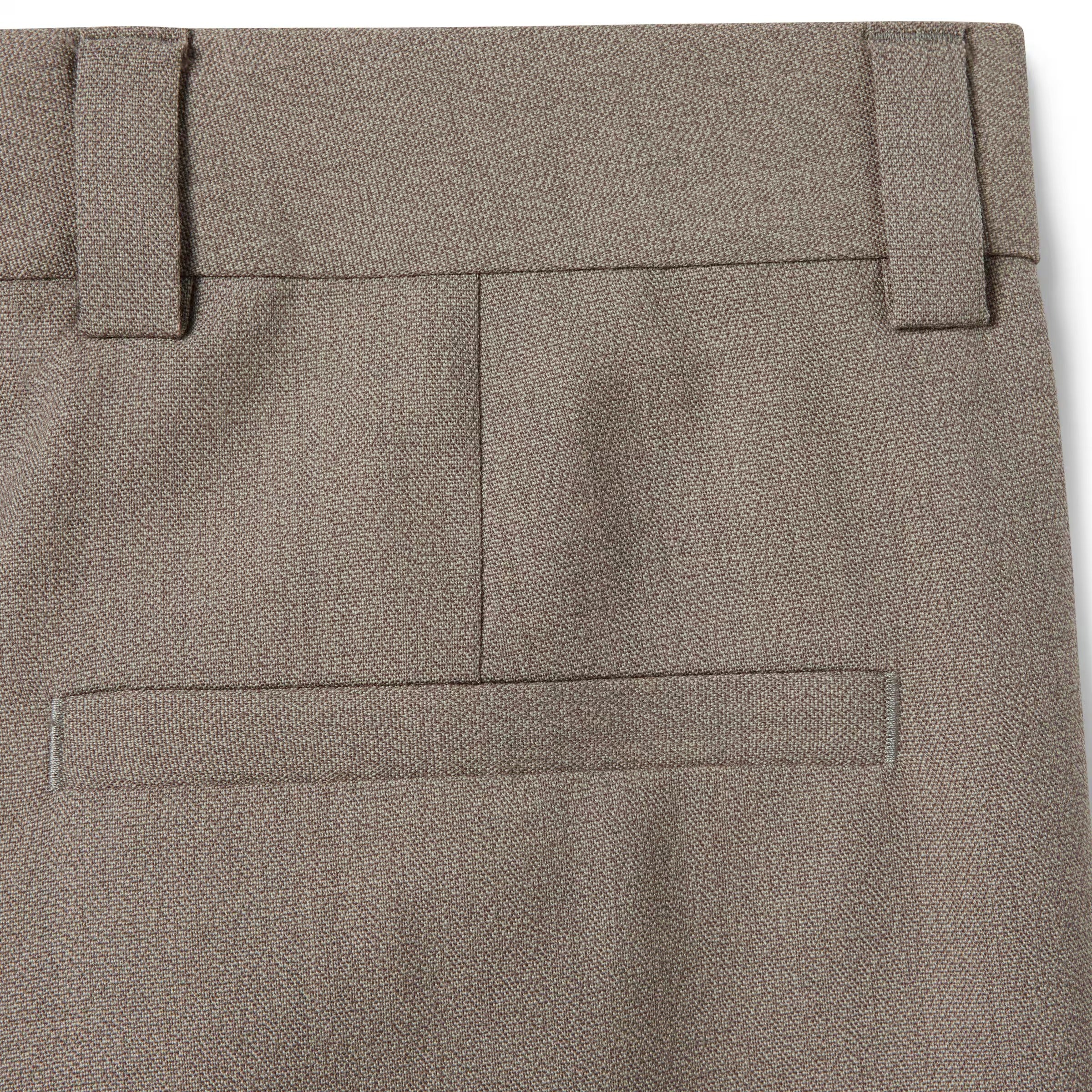 Wool mouliné trousers-GUCCI-Verso