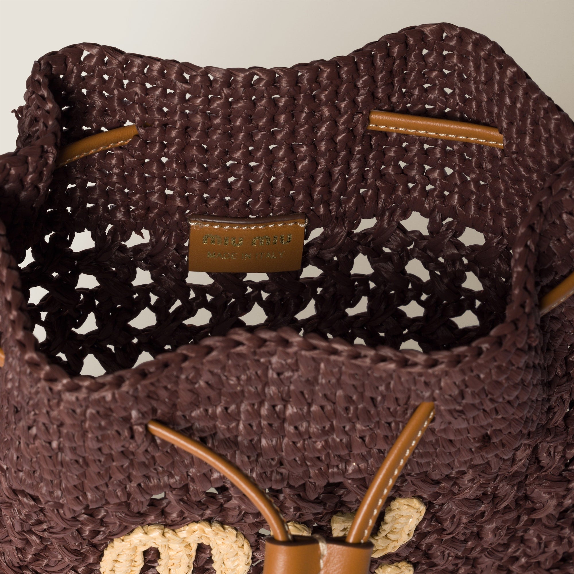 WOVEN FABRIC MINI-BAG-MIU MIU-Verso