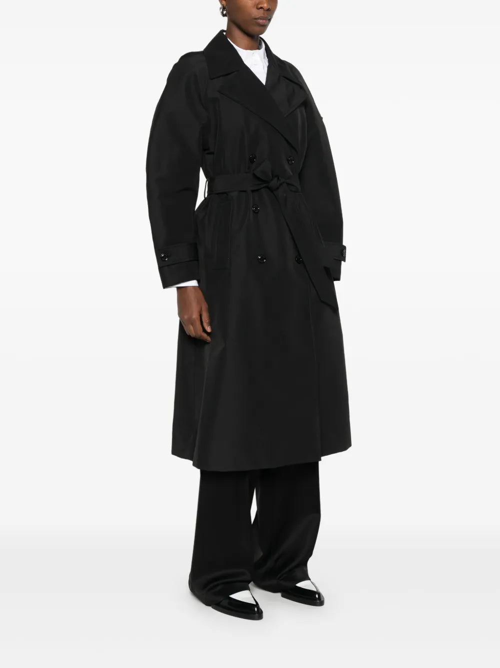 X ee72 by edward enninful double-breasted belted trench coat-MONCLER-Verso
