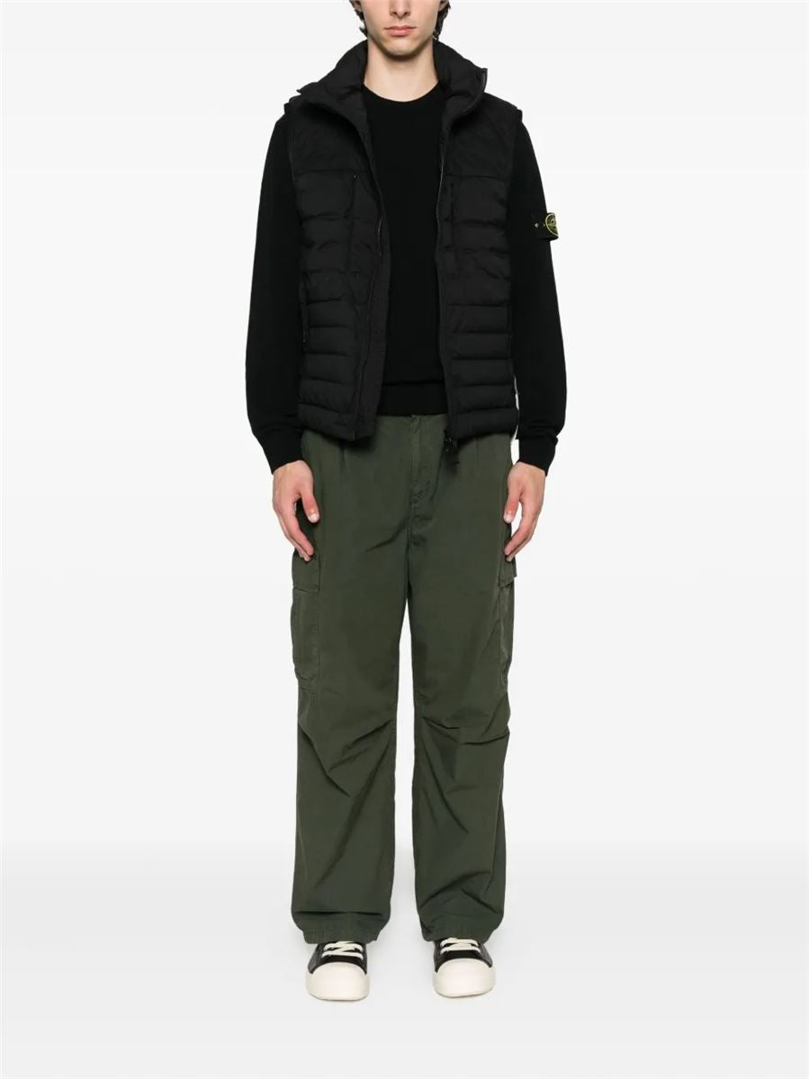 Zip quilted jacket-STONE ISLAND-Verso