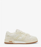 CANVAS LOW-TOPS WITH WHITE SUEDE