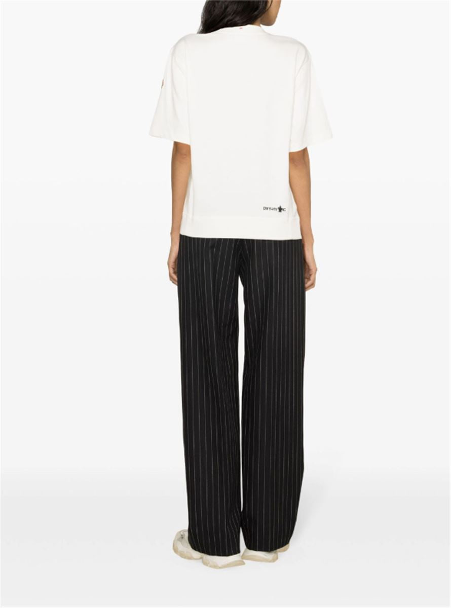 LOGO-EMBOSSED COTTON T-SHIRT MONCLER